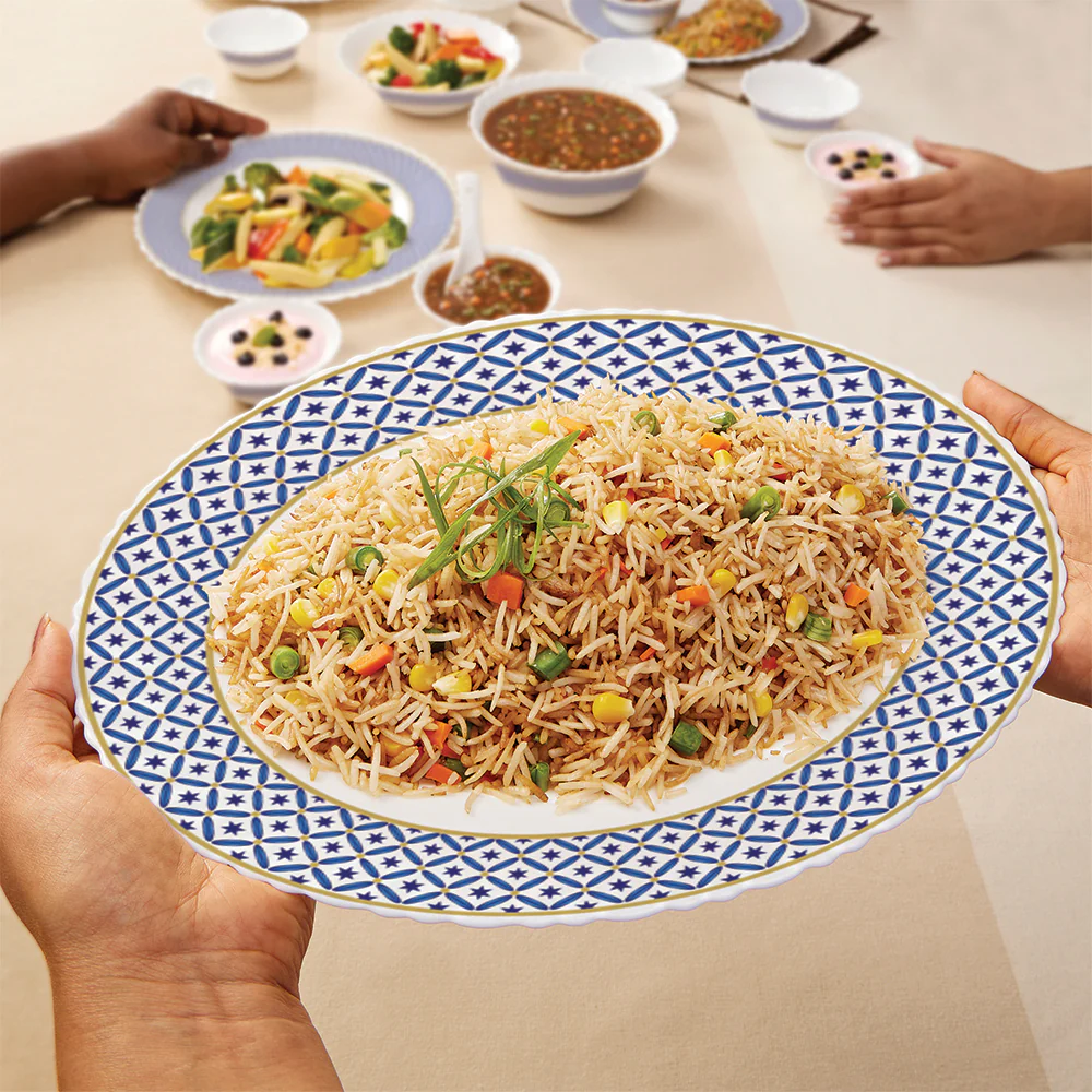 Larah by Borosil Juliet Dinner Set, 27 pc