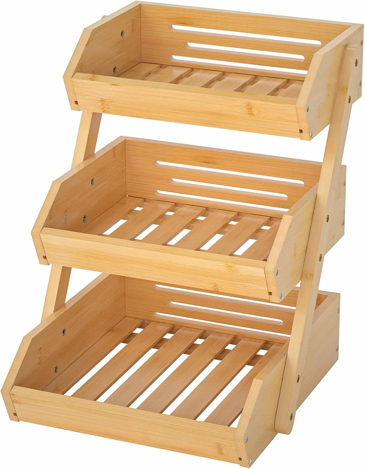 Bamboo Fruit Basket, Fruit Organizer