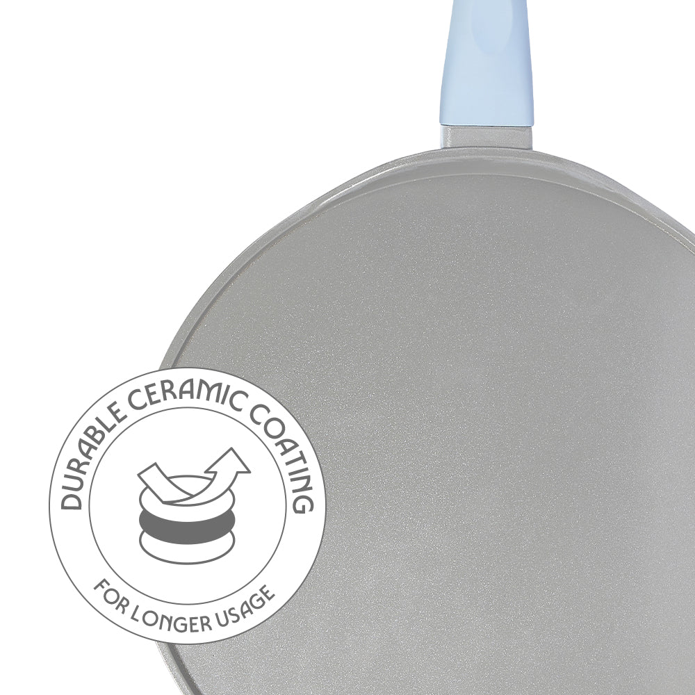Borosil Vajra Ceramic Dosa Tawa, 31 cm
