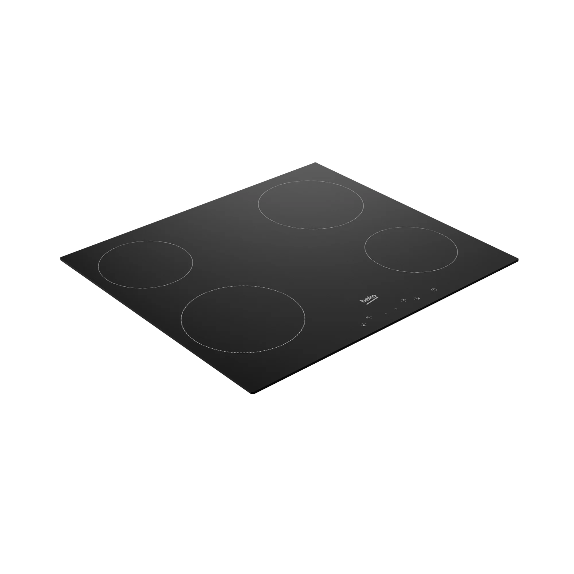 Beko 60cm Vitroceramic Hob Black