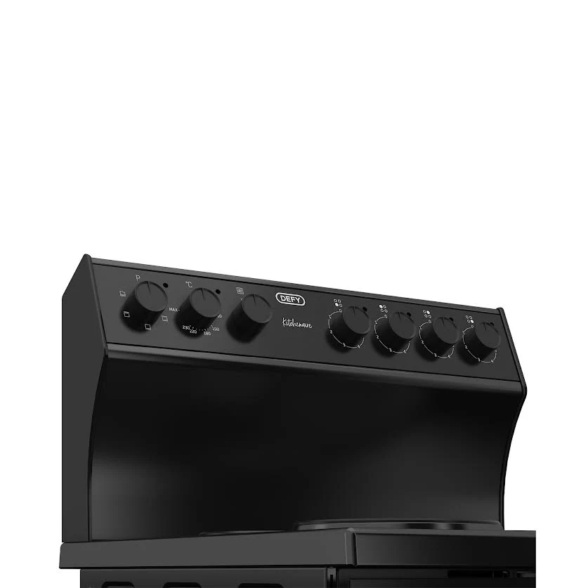Defy 60cm Kitchenaire Electric Stove Black