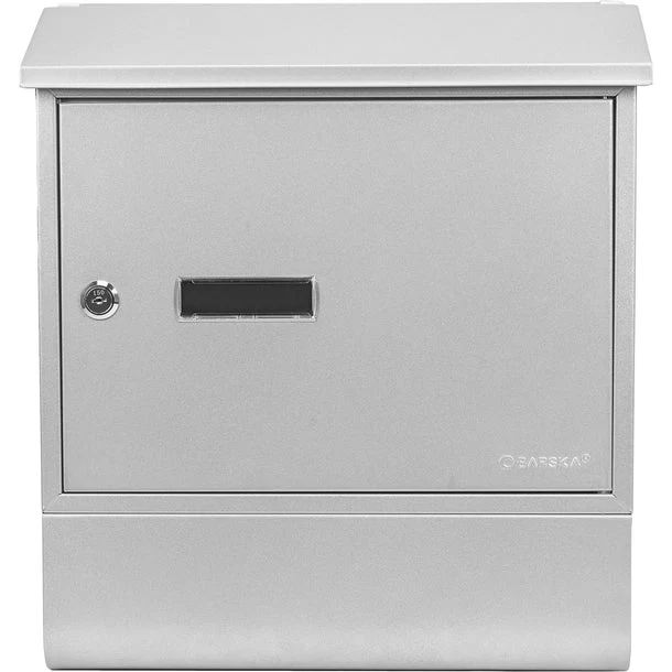 Barska CB13698 Contemporary Wall Mount Mailbox with Newspaper Bucket
