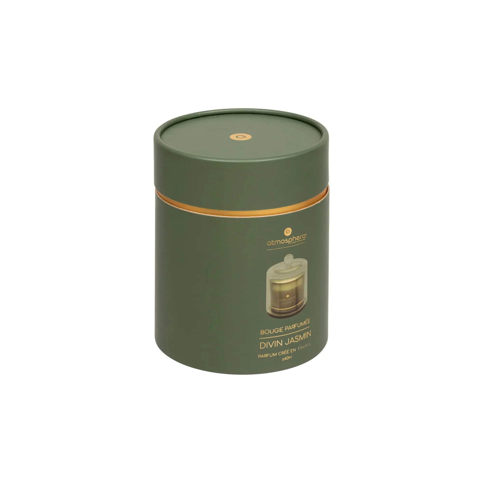 Atmosphera 240g Ilae Jasmine Scented Candle Green