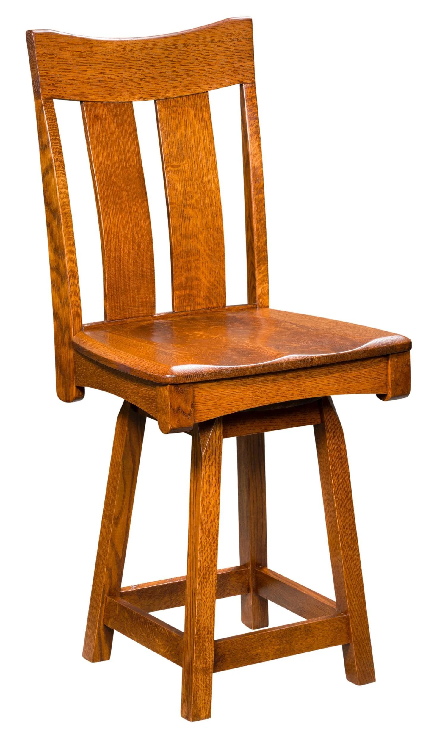 Amish Artisan Galena Swivel Bar Chair
