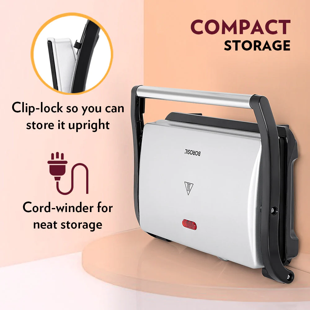 Borosil Prime Grill Sandwich Maker