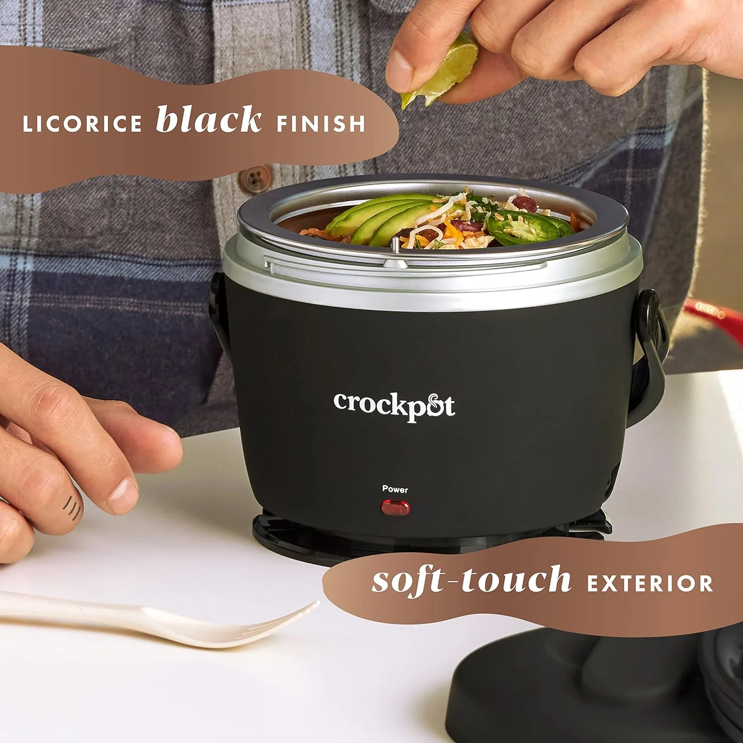 Electric Lunch Box, 20oz Food Warmer, Spill-Free, Dishwasher-Safe, Warm & Travel-Ready