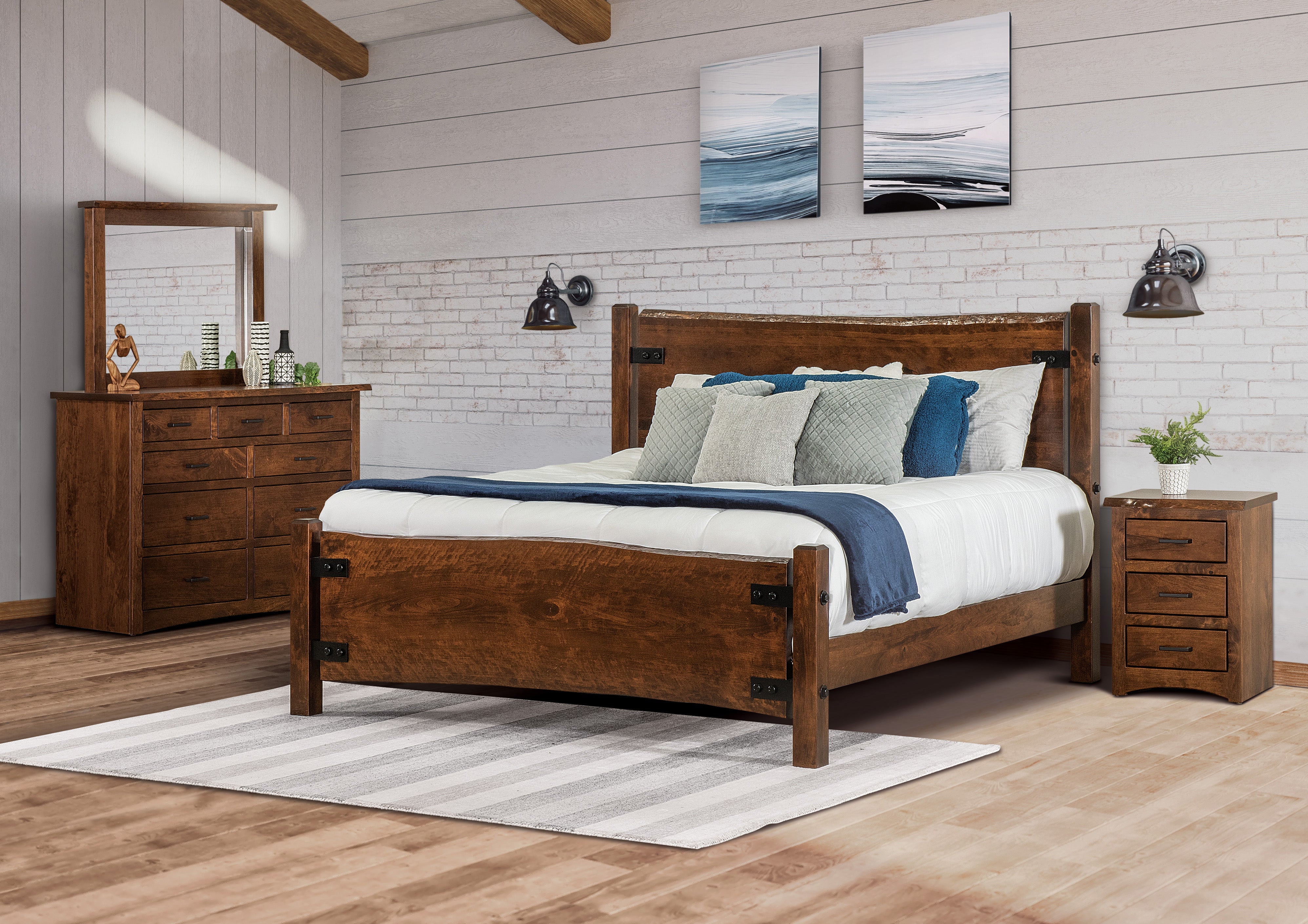 Amish Live Wood Bed