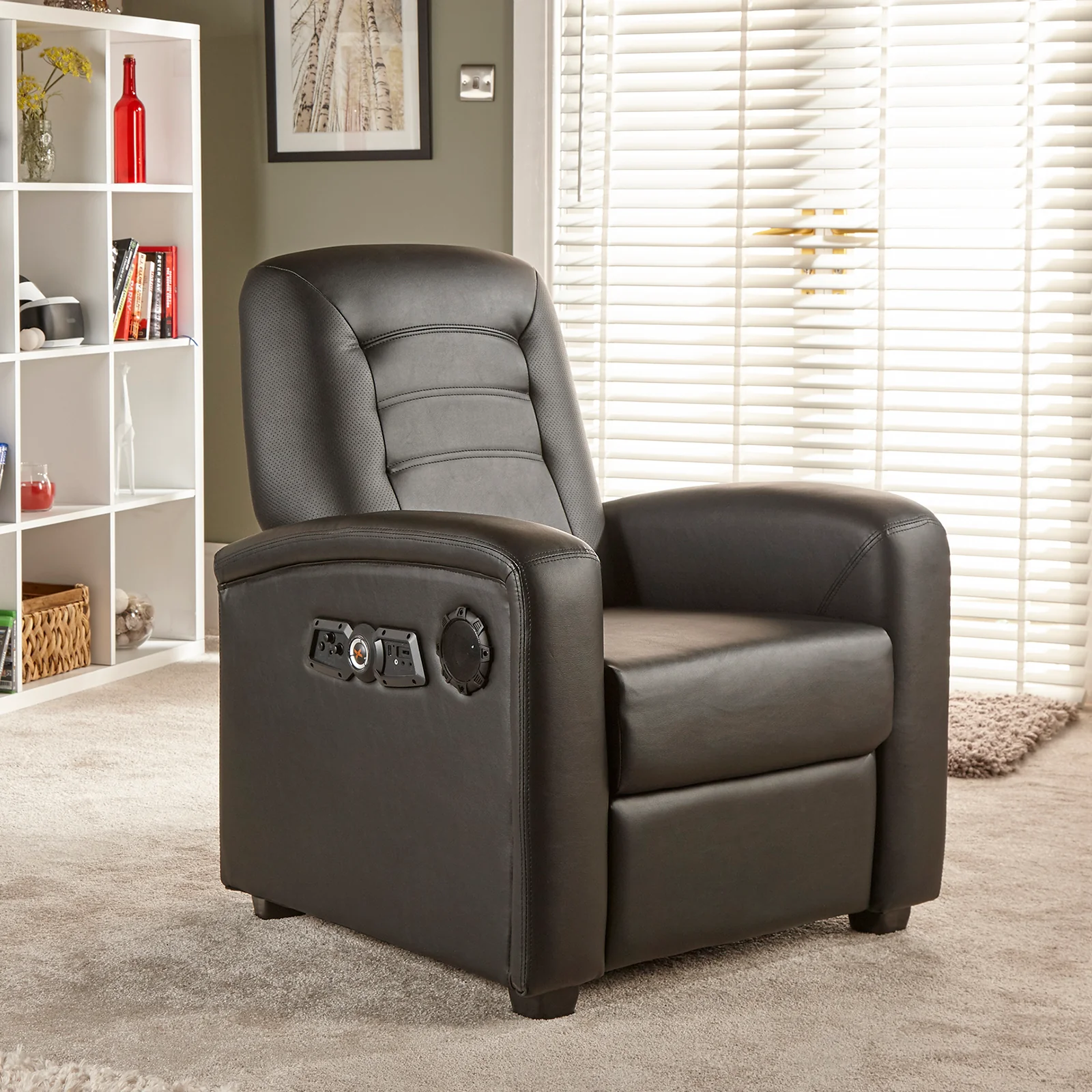 Premier 4.1 Audio Recliner Gaming Chair - Black