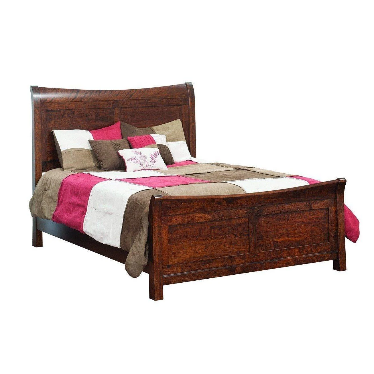 Amish Arlington Sleigh Bed