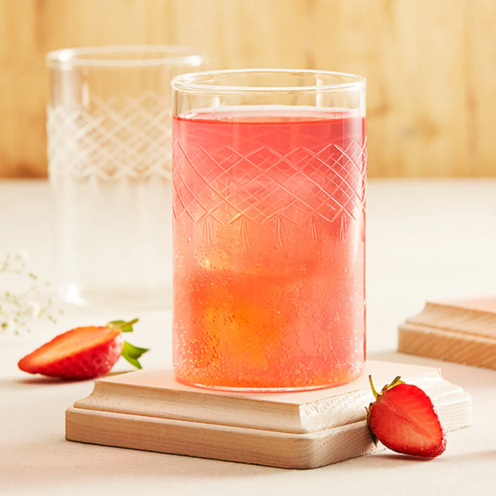 Borosil Bracelet Glass, Set of 6, 350ml