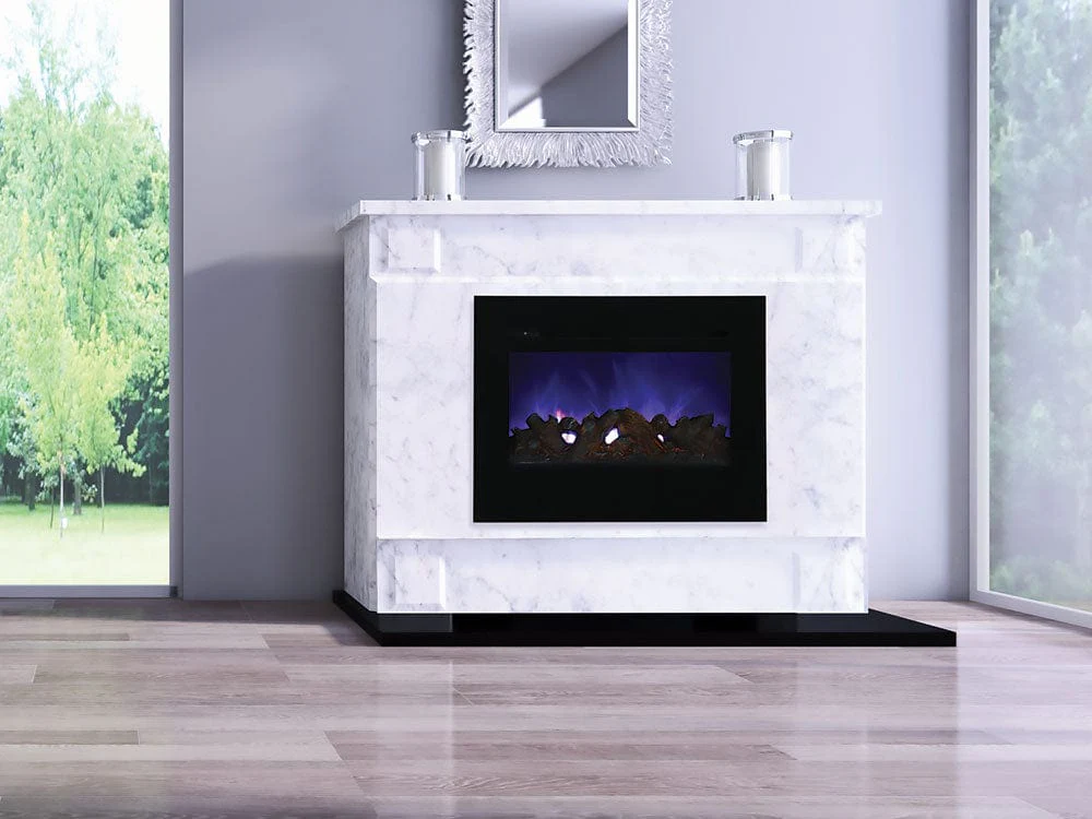 Amantii Zero Clearance Series Flush Mount 30-In Built-In Electric Fireplace - ZECL-30-3226-FLUSHMT