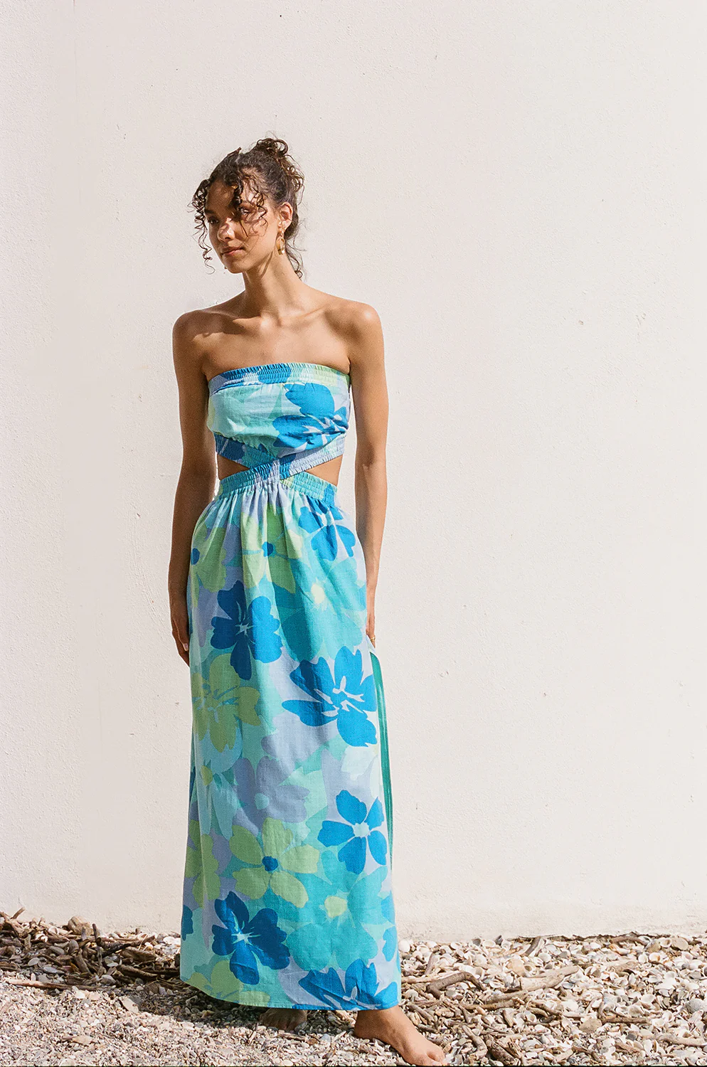 SAMPLE-Holland Midi Dress - Bold River