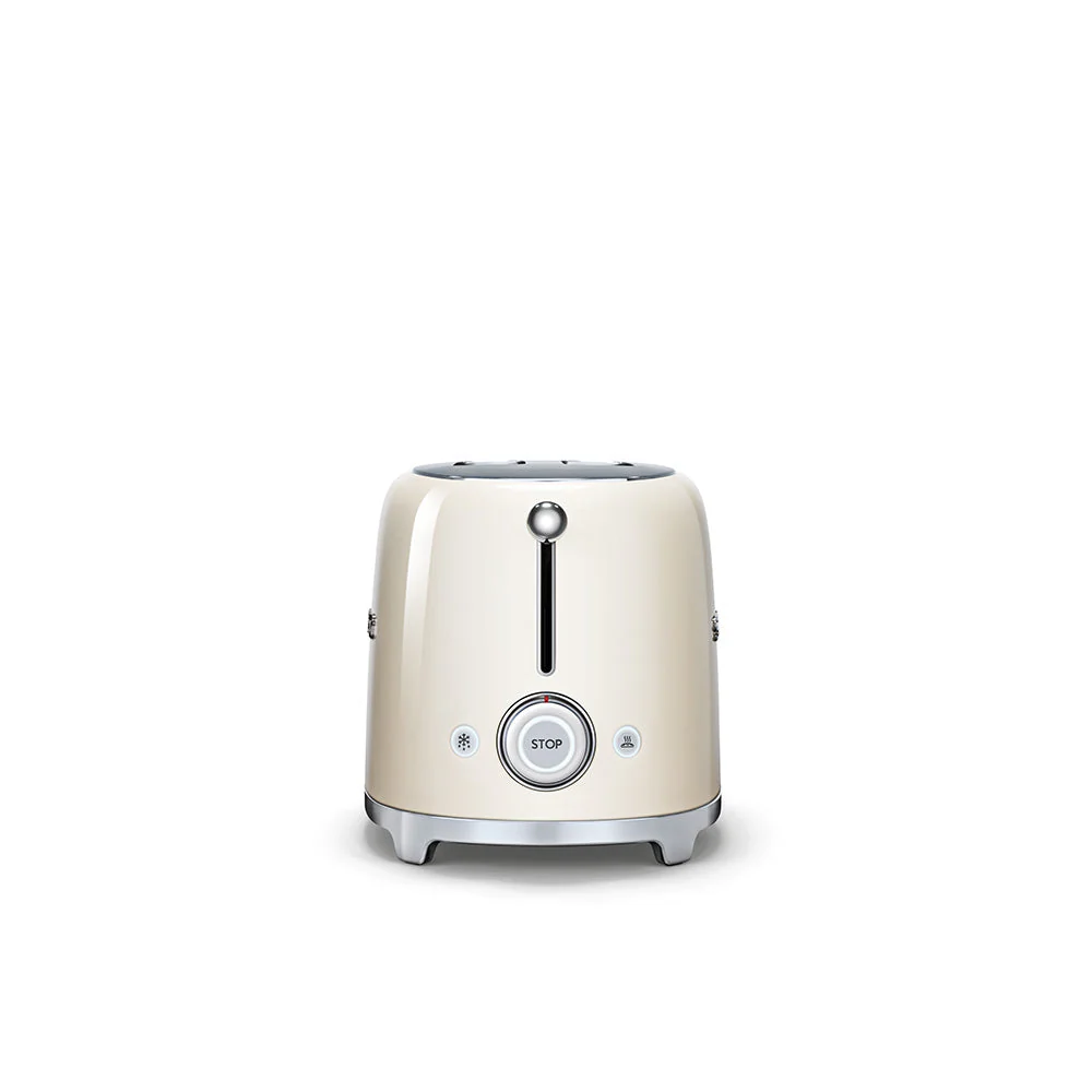 Smeg 50's Retro Style 2 Slice Toaster | Cream