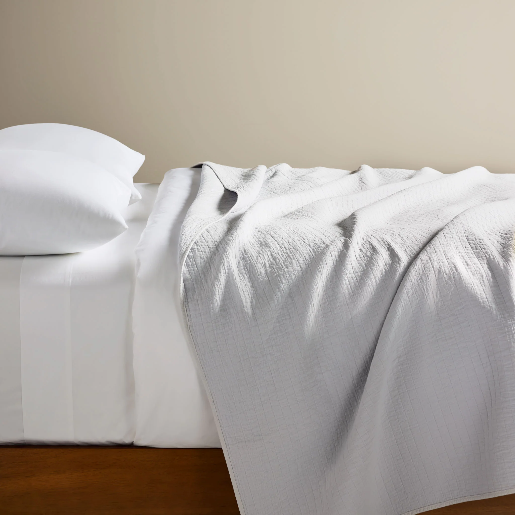 Lightweight Grid Cotton Bed Blanket