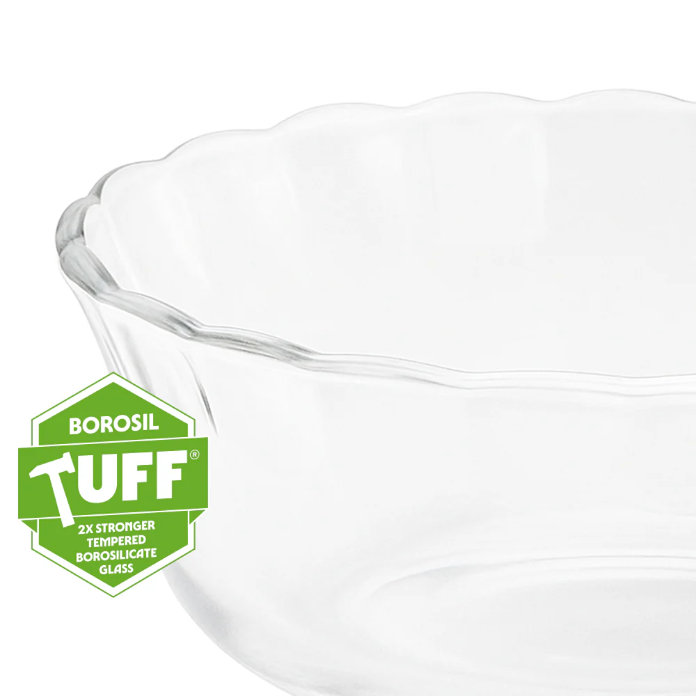 Borosil Designer Bowl Set, 430ml x 4