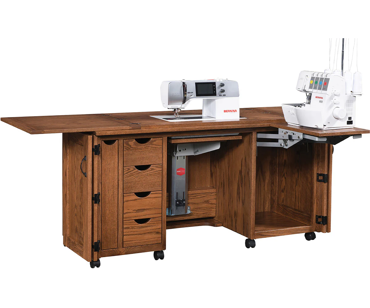 Amish Double Top Sewing Cabinet