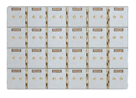 American Vault 522-24 Safe Deposit Boxes 24 Openings 5