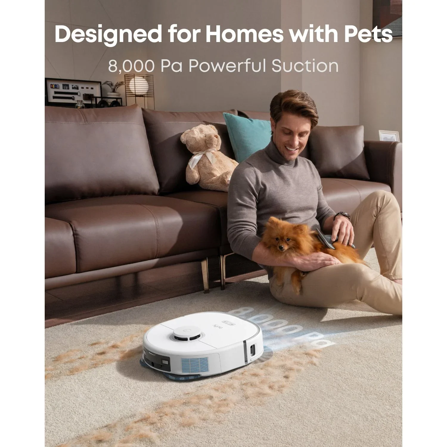 Eufy X10 Pro Omni Robot Vacuum and Mop with All-in-One Station- White | T2351221