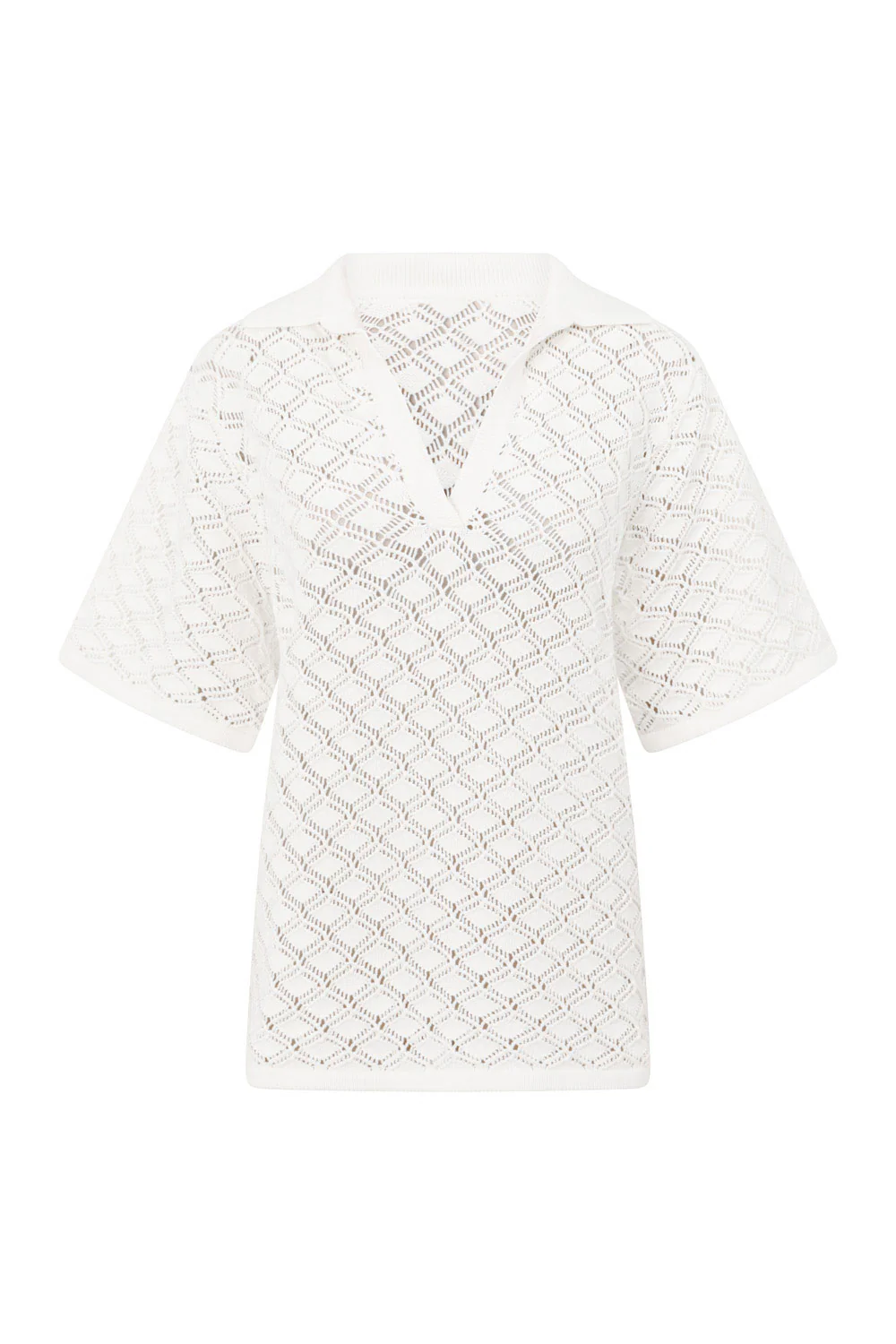 SAMPLE-Aya Top - White Knit