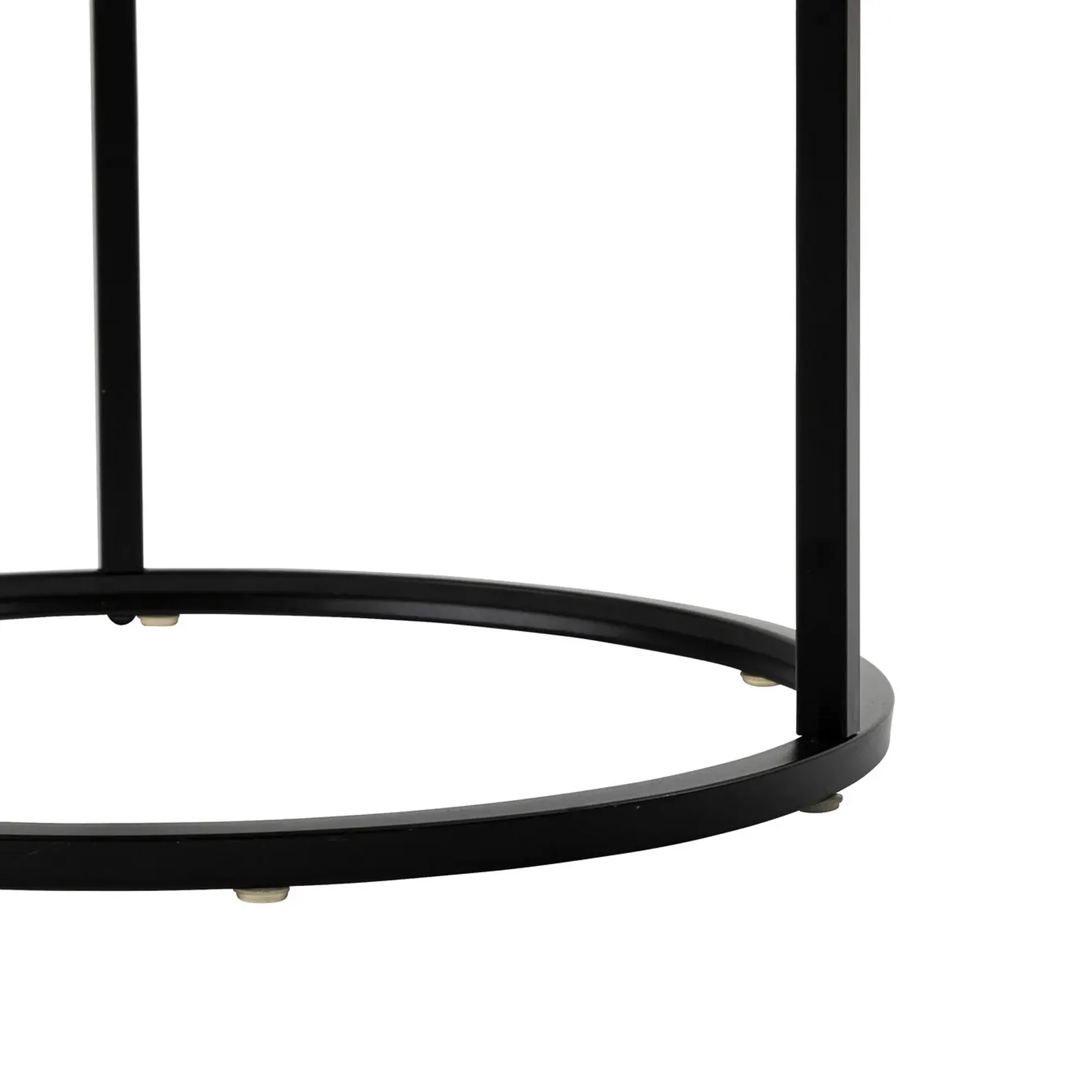 Atmosphera 3 Piece Noan Side Table Set Black