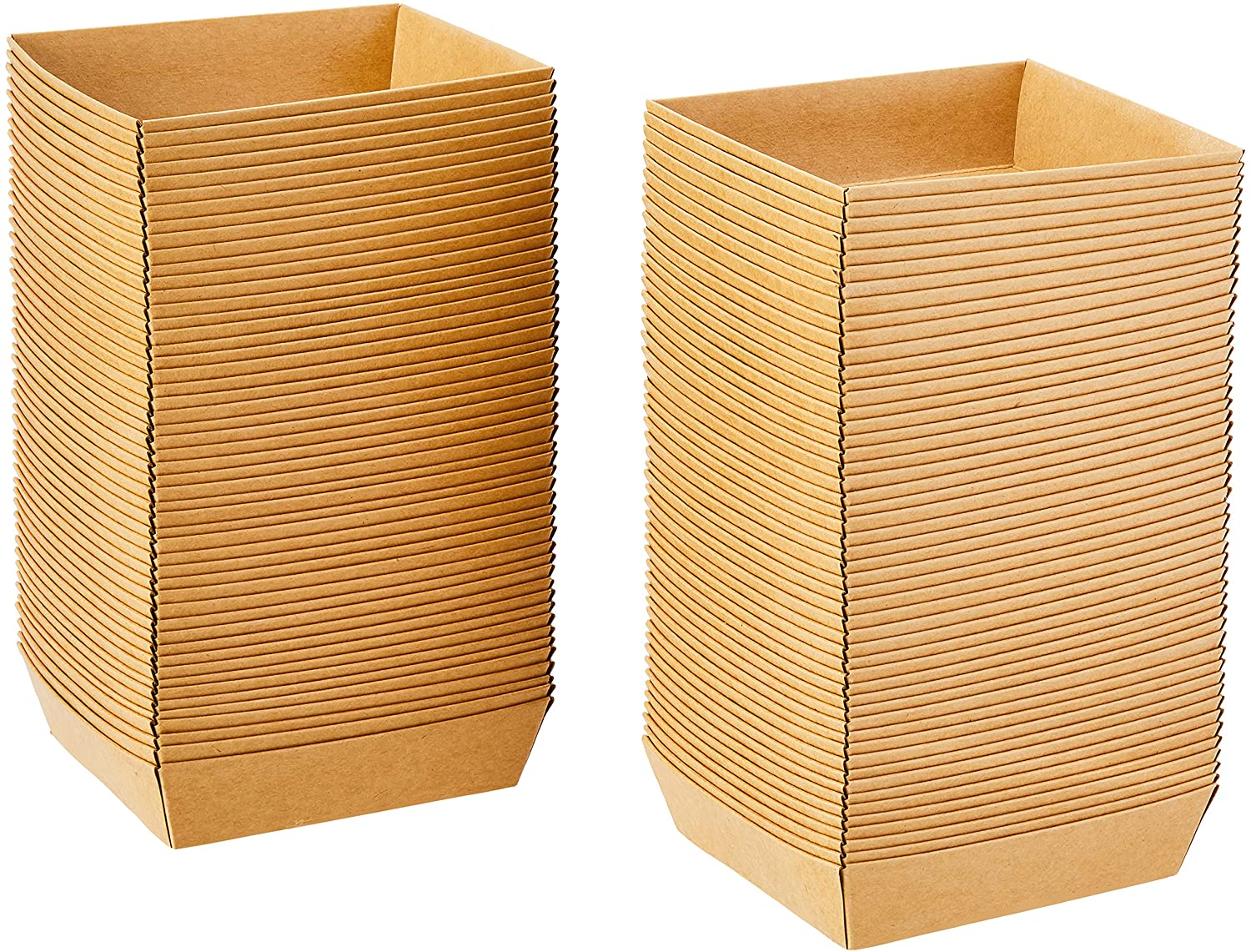 Large Paper Sushi Container, Tetra Sushi Box - Kraft Brown - 5