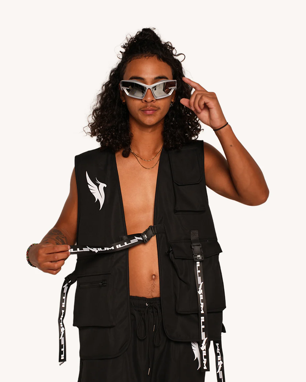 iHR x ILLENIUM Burst of Light Reflective Vest