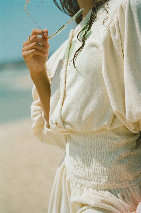 SAMPLE-Isle Dress - Towelling