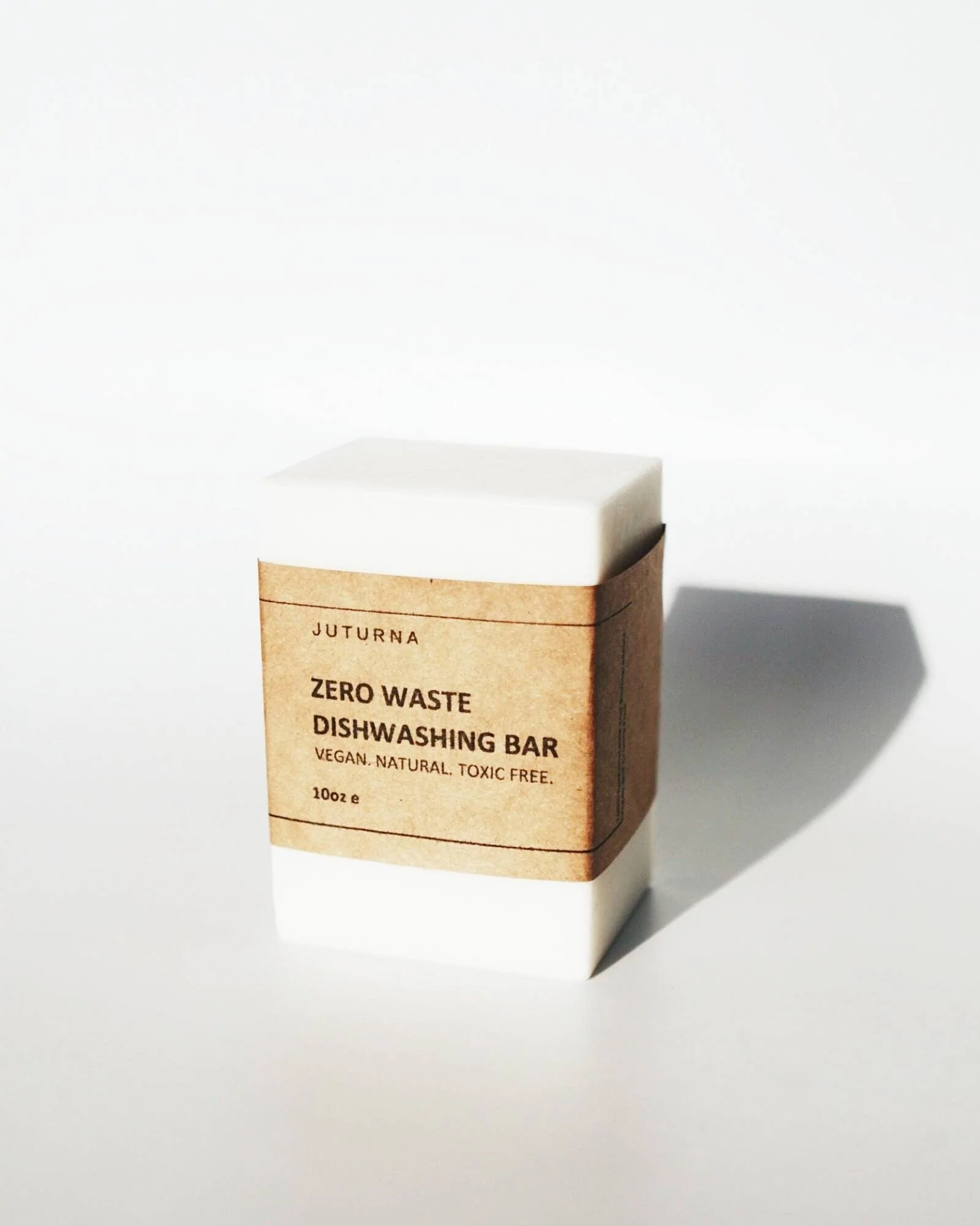 Zero Waste Cleaning Set - Dish Soap Bar Brick, Eco Friendly Bamboo Brush, Cleaning Supplies Sustainable Product