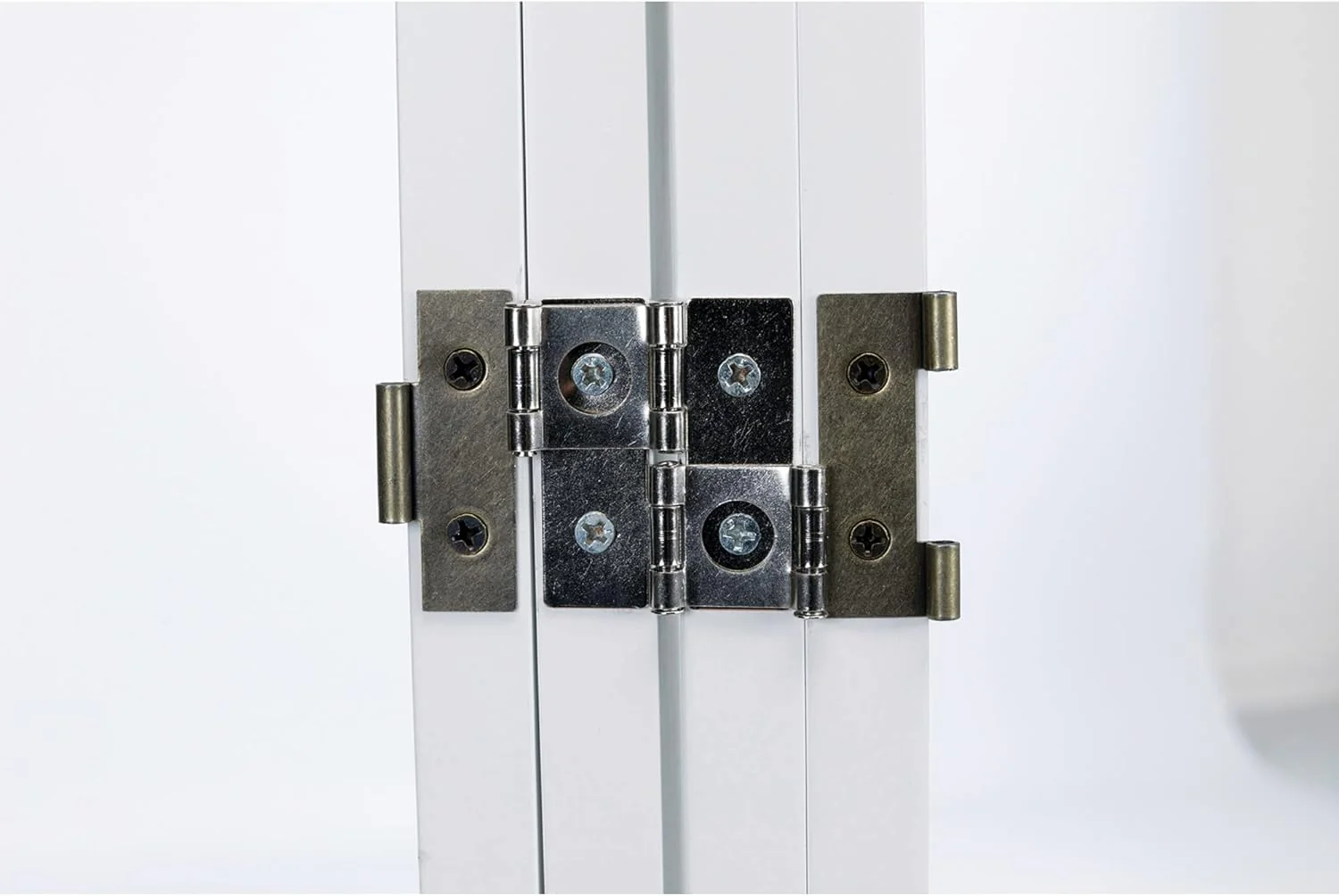 Freestanding 4-Panel Pet Gate, Foldable Pet Barrier Fence