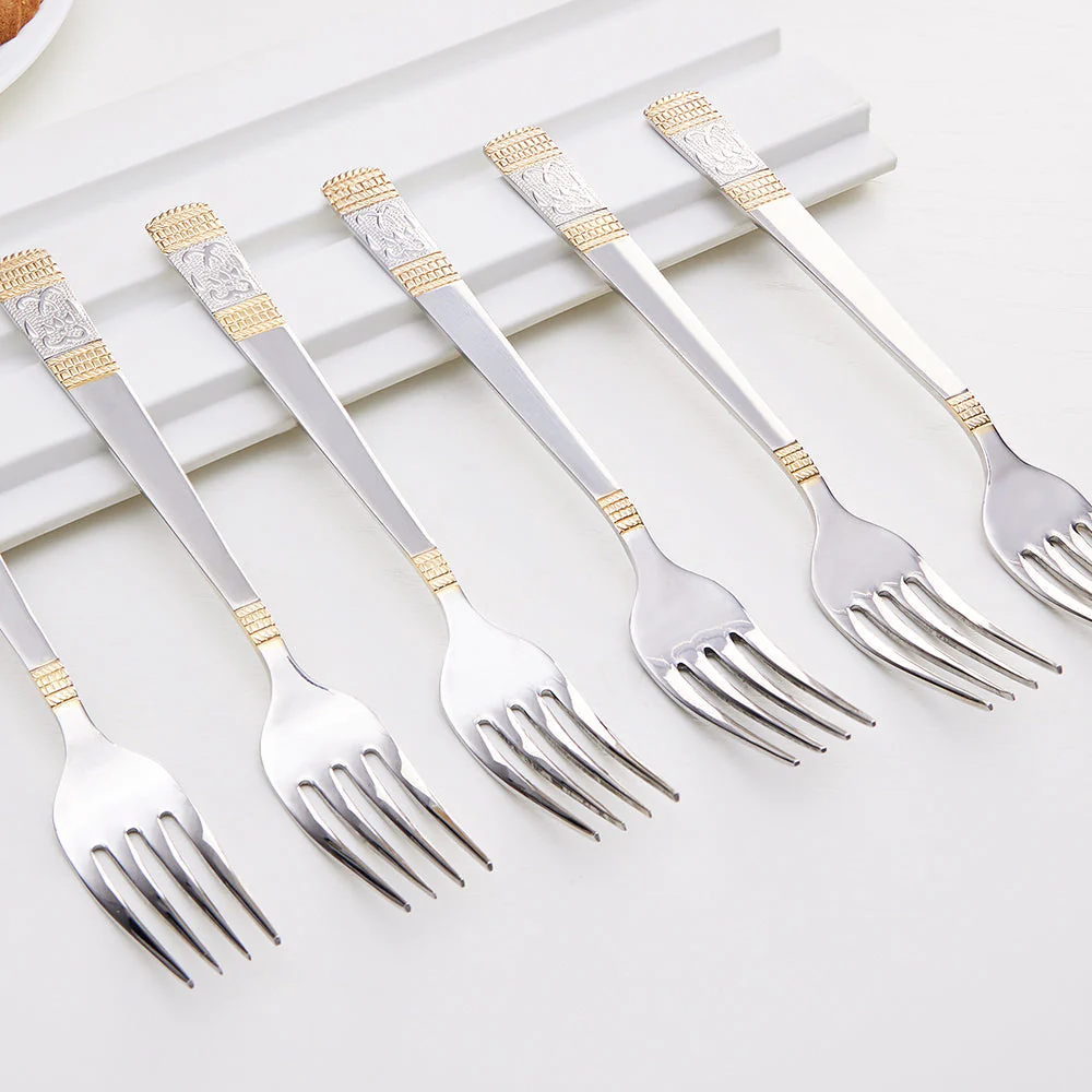 Borosil Venice Dinner Fork, Set of 6-18 cm