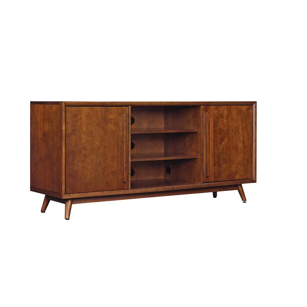 Theodore Media Console, Mahogany Cherry
