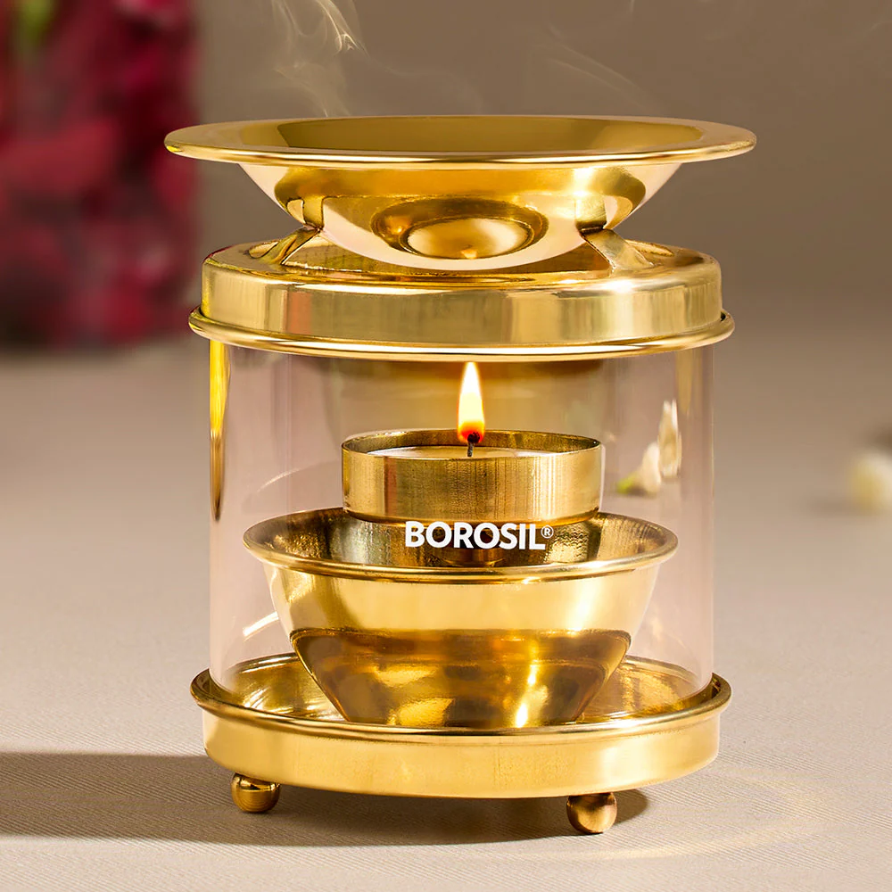 Borosil Brass Diffuser, Medium