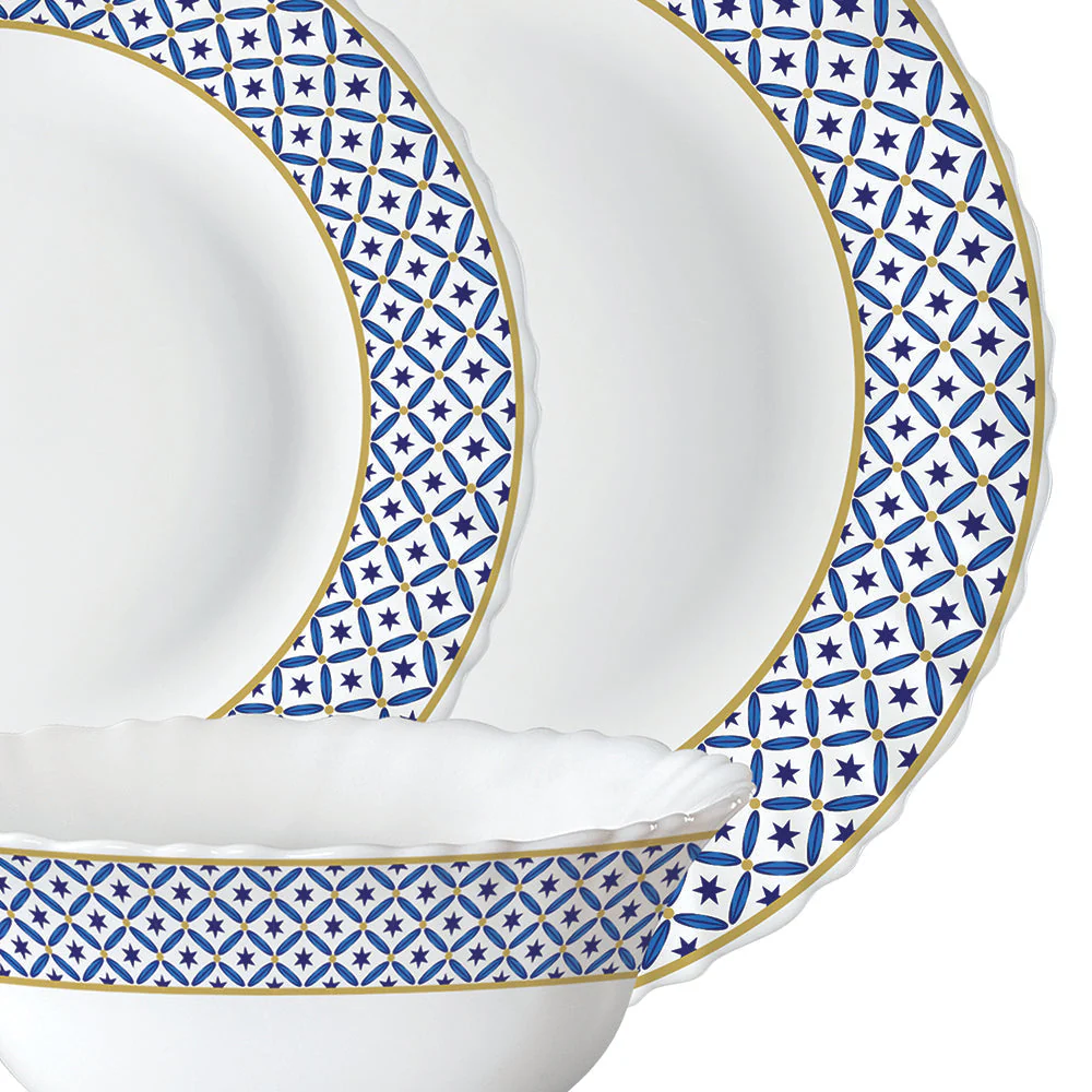 Larah by Borosil Juliet Dinner Set, 6 pc