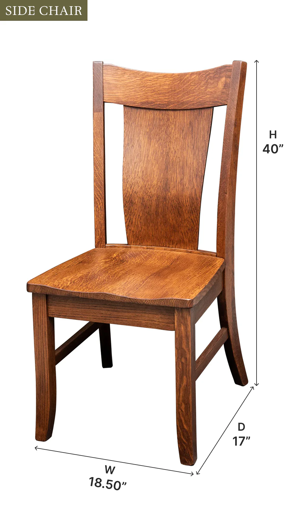 Amish Ellington Dining Chair - Quick Ship
