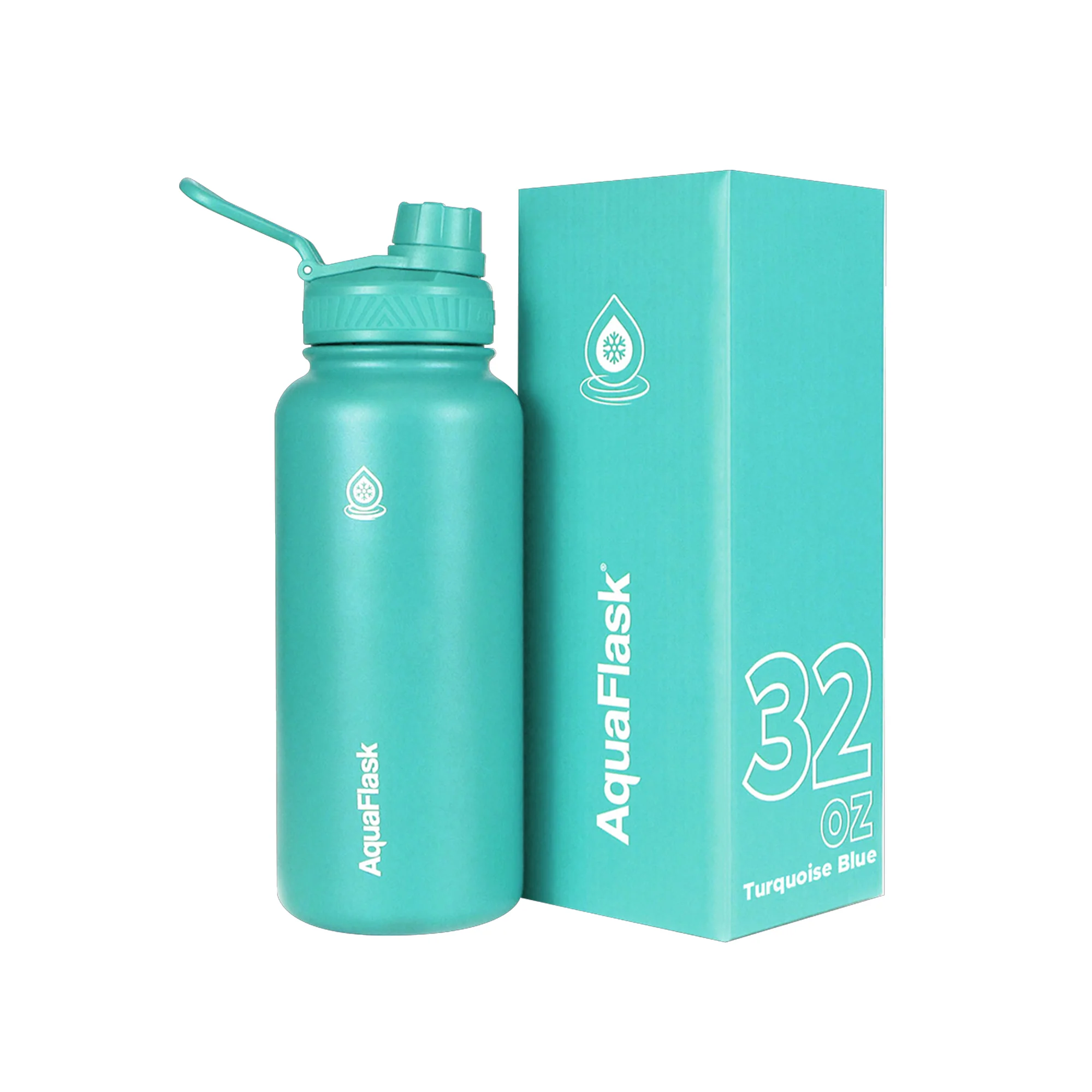 Aquaflask 950ml Flask Turquoise Blue