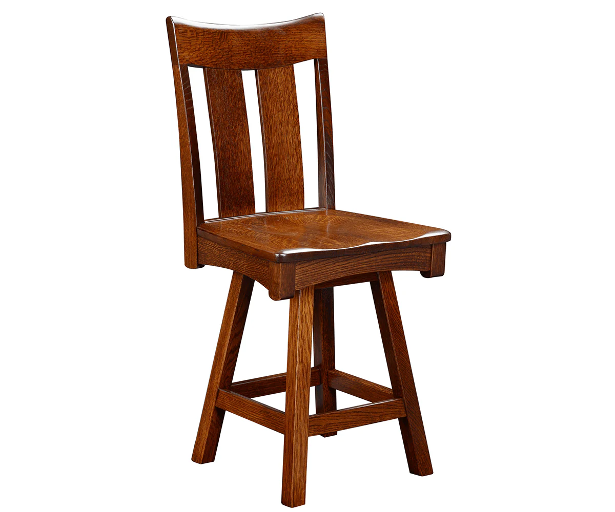 Amish Galveston G2 Swivel Bar Chair
