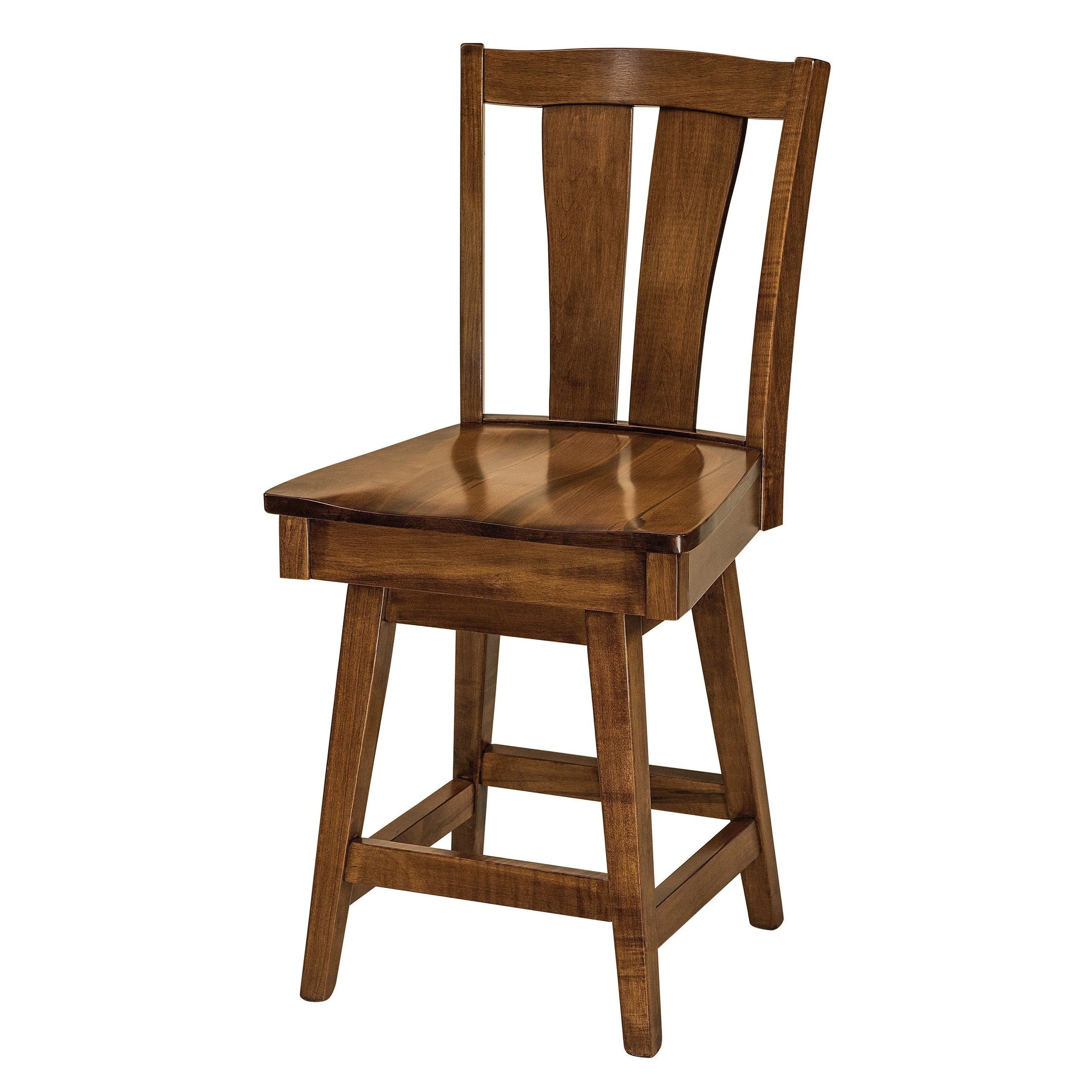 Amish Brawley Swivel Bar Chair