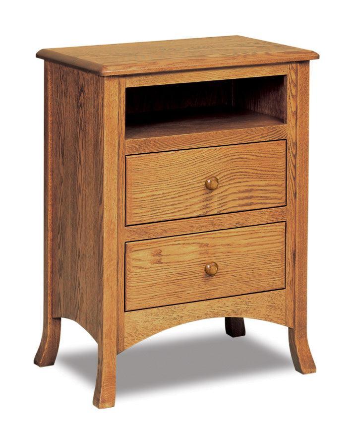 Amish Carlisle Two Drawer Nightstand
