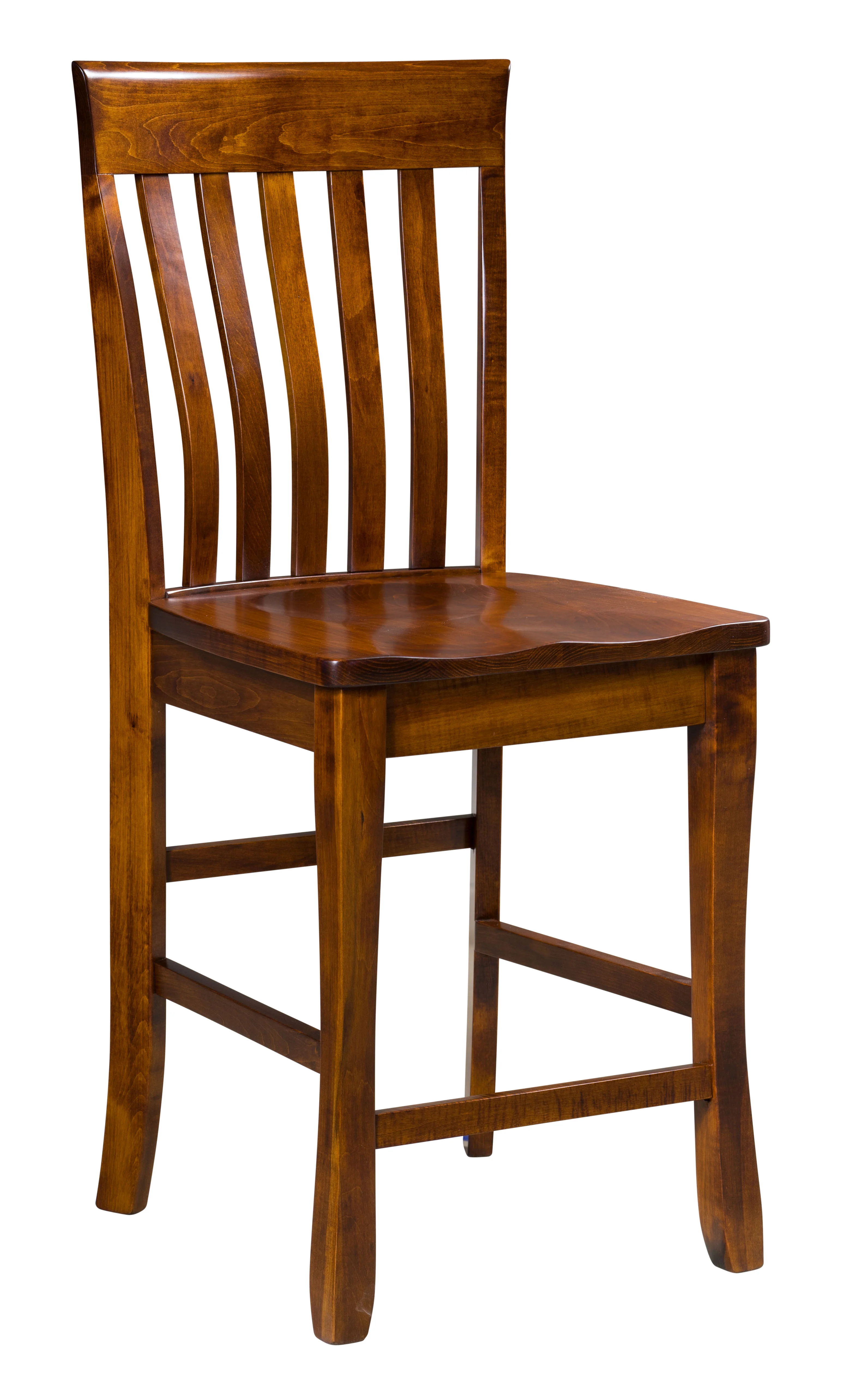 Amish Berkley Stationary Bar Chair