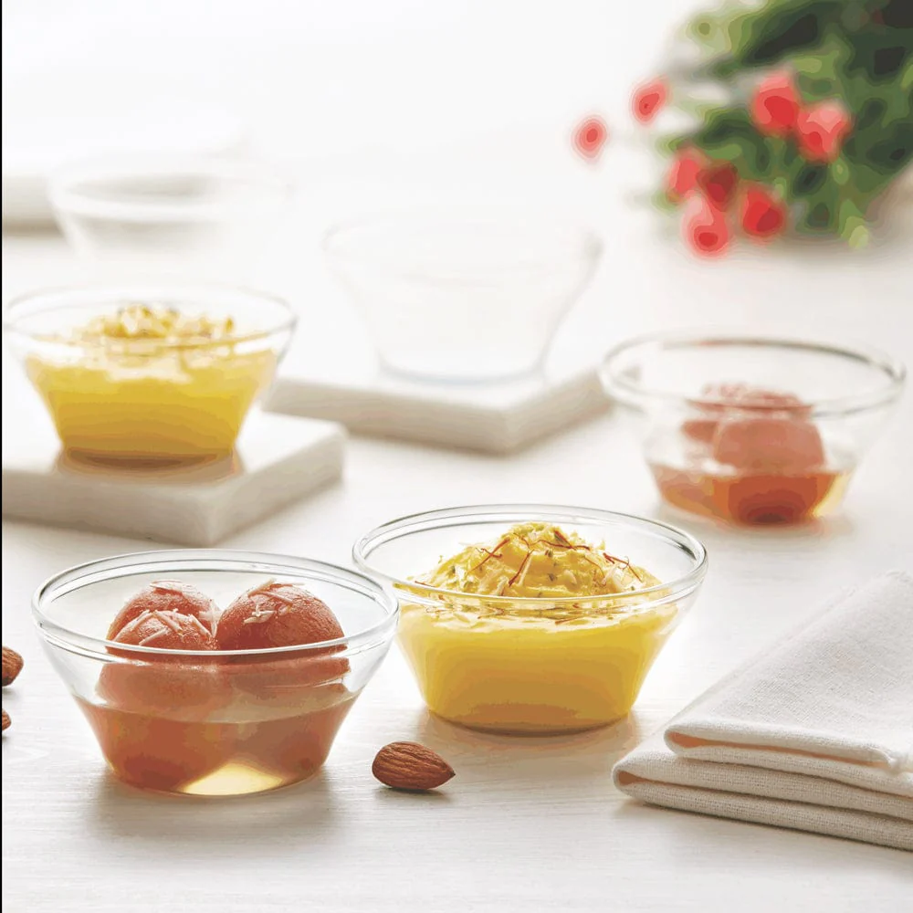 Borosil Venus Katori, Set of 6, 170ml