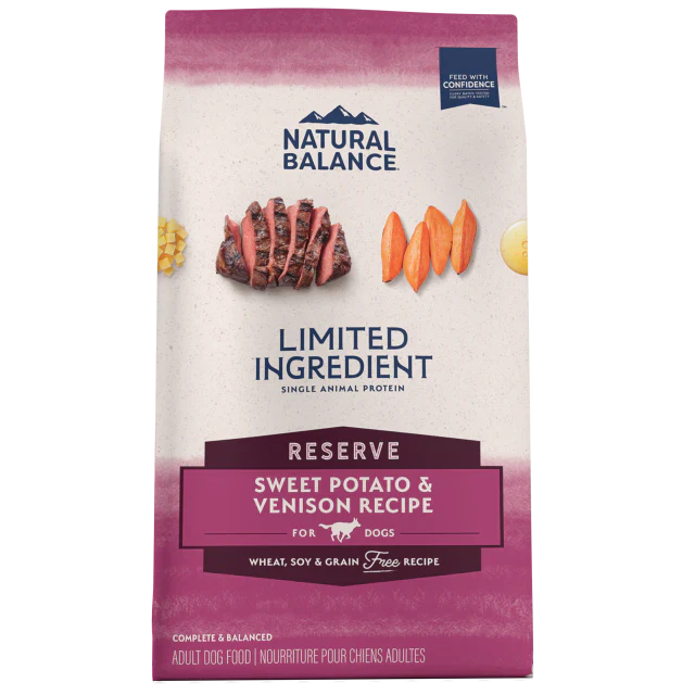 Natural Balance Limited Ingredient Reserve Grain Free Sweet Potato & Venison Recipe Dry Dog Food