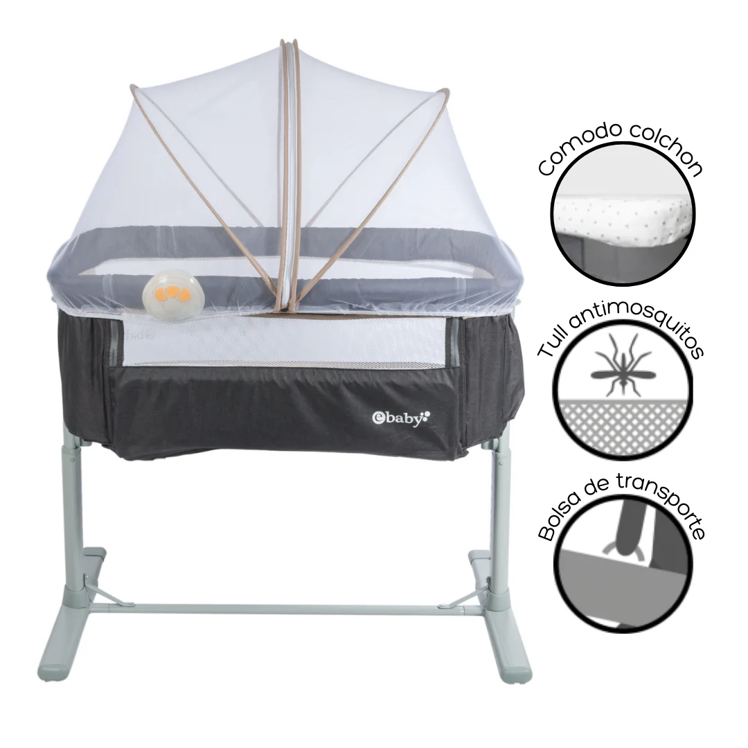 CUNA COLECHO TAMY EB756 EBABY BEIGE