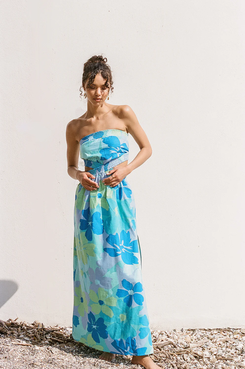 SAMPLE-Holland Midi Dress - Bold River