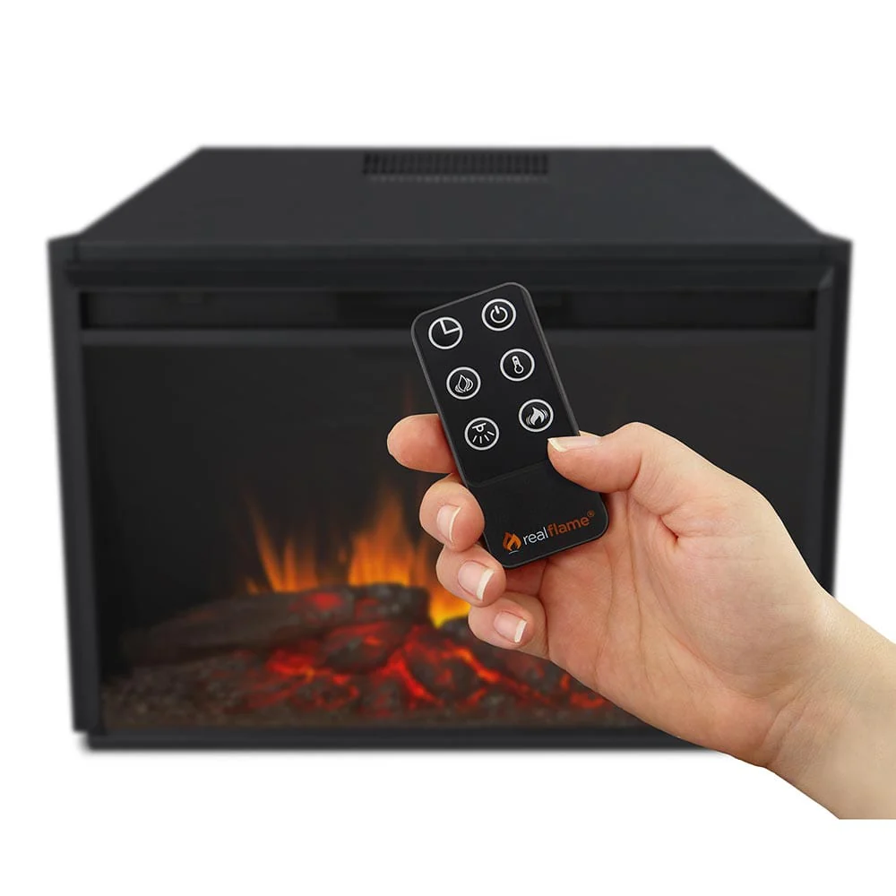 Emerson Grand Electric Fireplace Mantel Package in English Oak