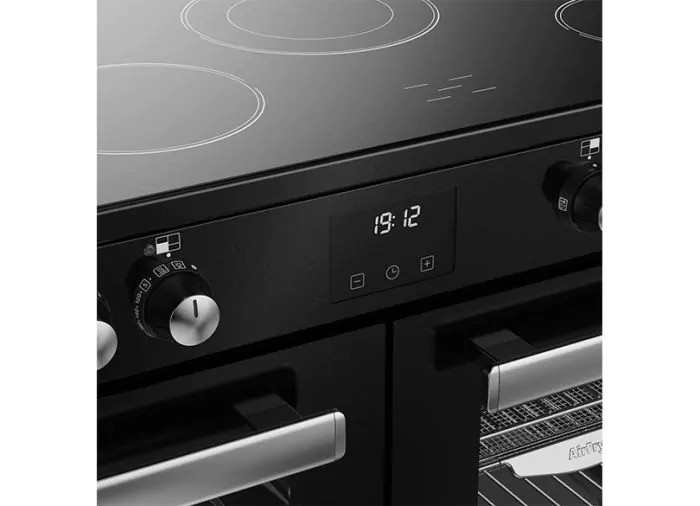 Belling 100 cm Black Cookcentre Electric Rangecooker | CC100EBLK