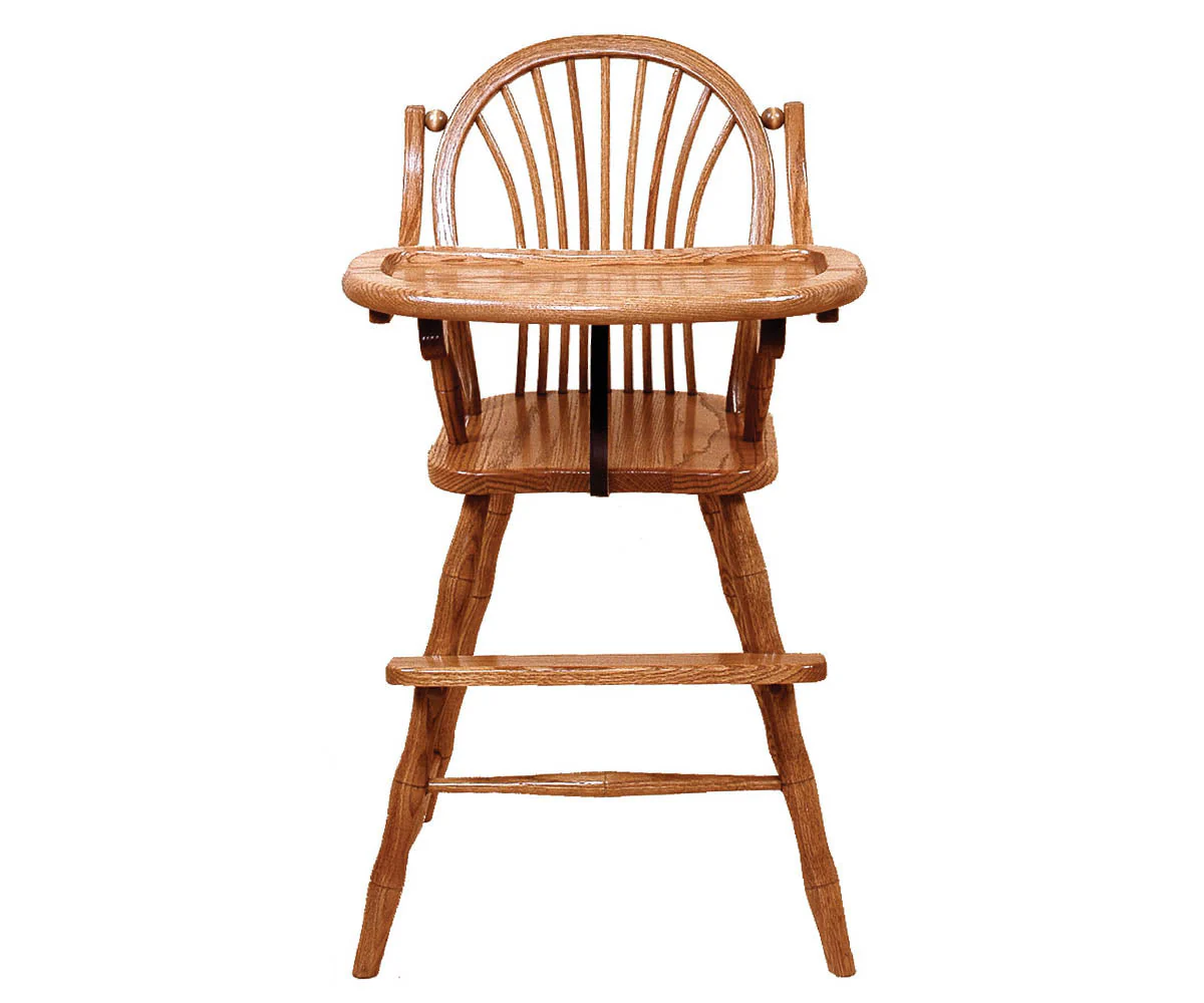 Amish Bow Sheaf High Chair