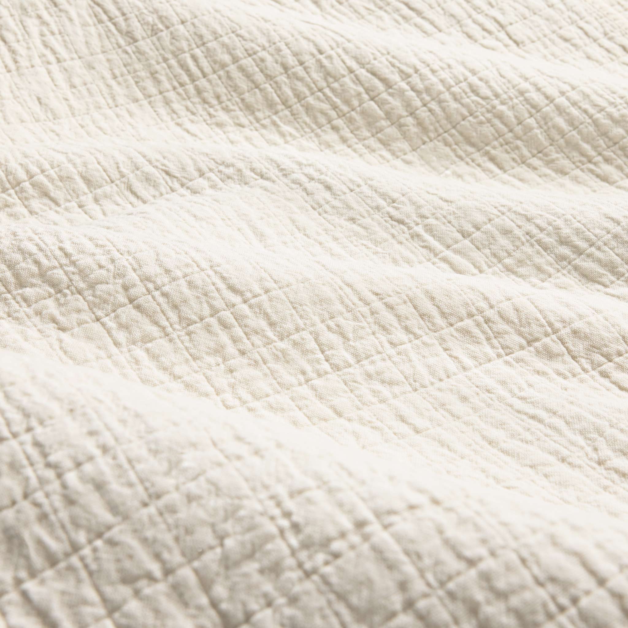 Lightweight Grid Cotton Bed Blanket - Last Call