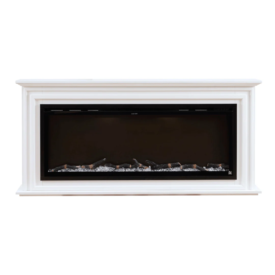 Sideline Elite 50 Inch Smart Electric Fireplace with Encase Surround Mantel