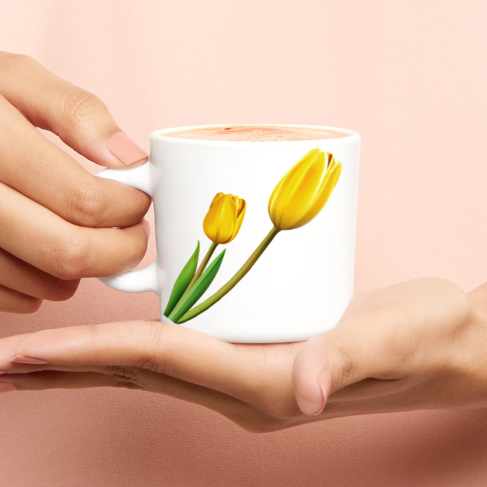 Larah by Borosil Lyana Mug Set, 180ml x 6