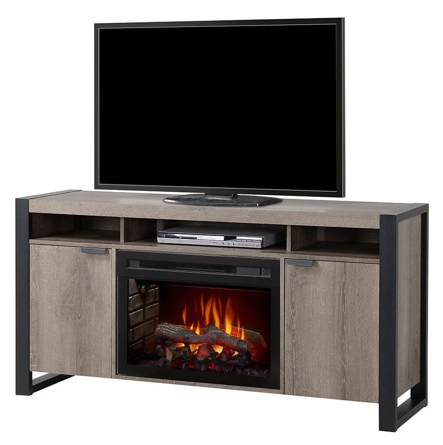 Pierre Electric Fireplace Entertainment Center in Steeltown
